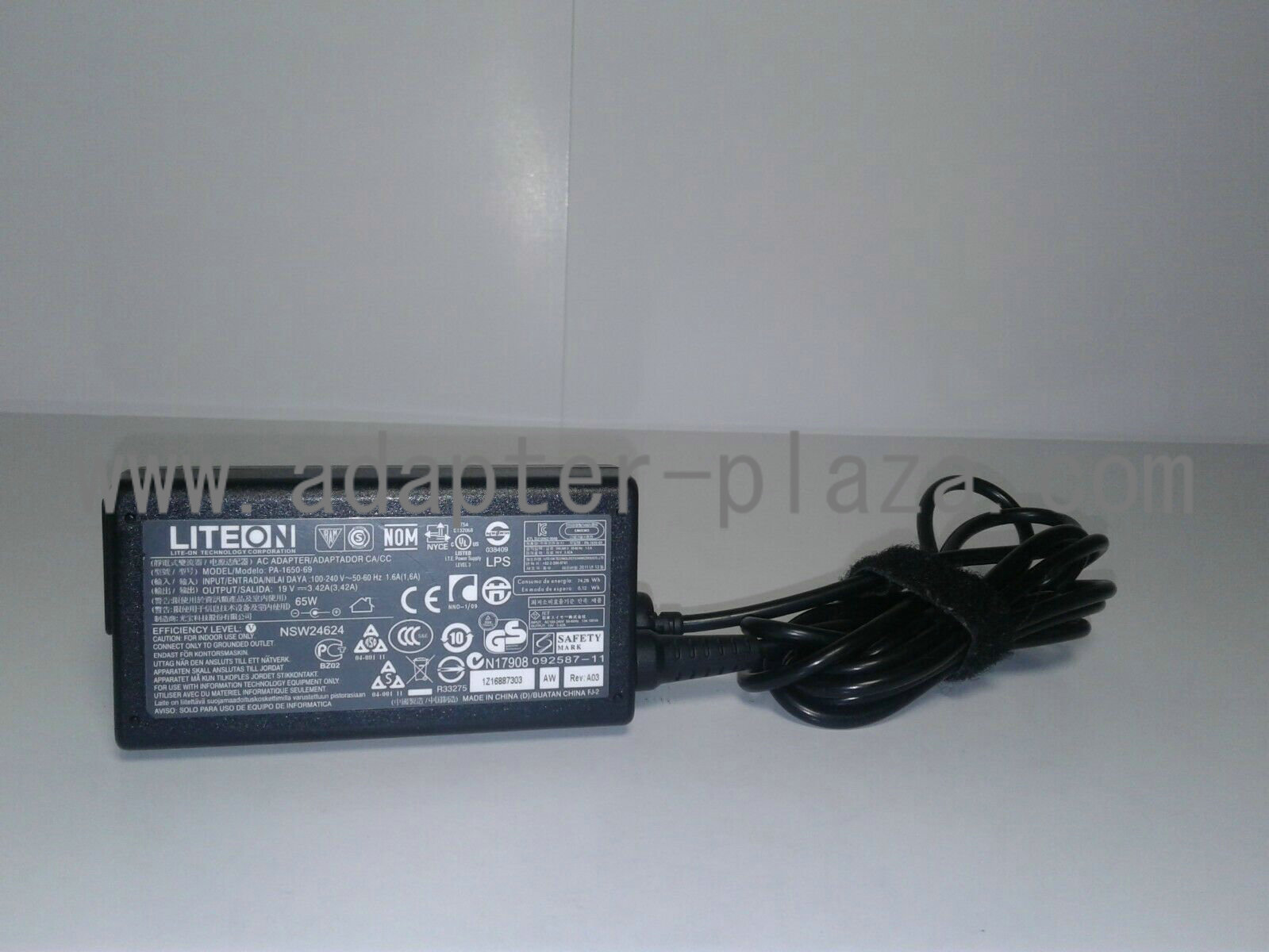 New OEM Liteon PA-1650-69 AC adapter 19V 3.42A For Razer NSW24624 65W